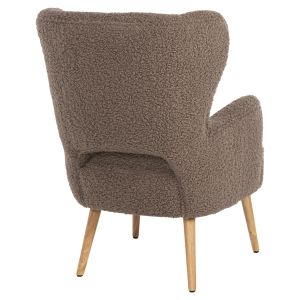 Кресло Mylie Hm8394,25 светло кафяво букле 67x75x93hcm
