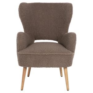 Кресло Mylie Hm8394,25 светло кафяво букле 67x75x93hcm