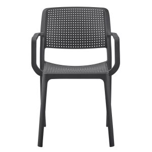 Кресло Outdoor Comfee Hm6102,02 полипропилен черен 54x57x83cm