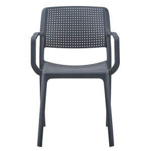 Кресло Outdoor Comfee Hm6102,03 полипропилен сив 54x57x83cm