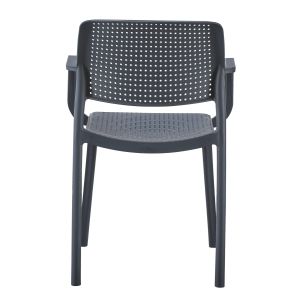 Кресло Outdoor Comfee Hm6102,03 полипропилен сив 54x57x83cm
