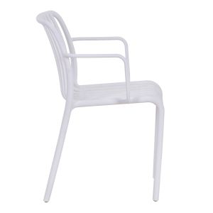 Кресло Outdoor Convee Hm6105,01 полипропилен бял 44,5x52,5x79cm