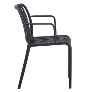 Кресло Outdoor Convee Hm6105,02 полипропилен черен 44,5x52,5x79cm