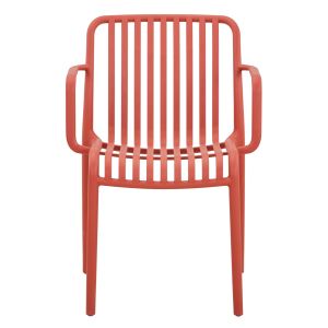 Кресло Outdoor Convee Hm6105,05 полипропилен червен 44,5x52,5x79cm