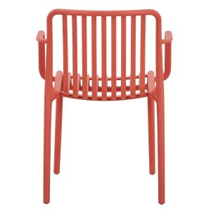 Кресло Outdoor Convee Hm6105,05 полипропилен червен 44,5x52,5x79cm