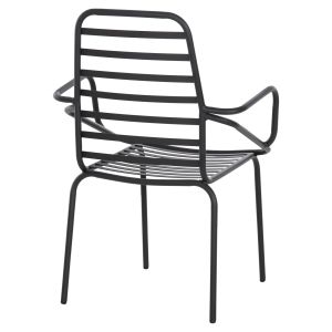 Кресло Outdoor Free Hm6045 метал черен 61x53x87cm
