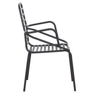 Кресло Outdoor Free Hm6045 метал черен 61x53x87cm