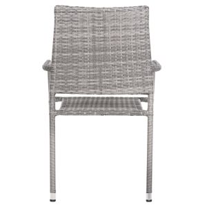 Кресло Outdoor Morner Hm6074,02 метално-сиво плетен материал 55x58x87cm