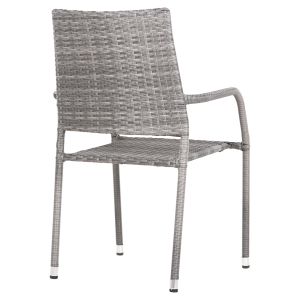 Кресло Outdoor Morner Hm6074,02 метално-сиво плетен материал 55x58x87cm