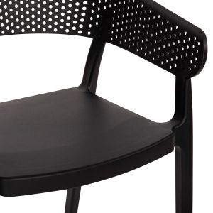 Кресло Polypropylene Perfoe Hm5941,02 черен 53,5x50,5x73cm