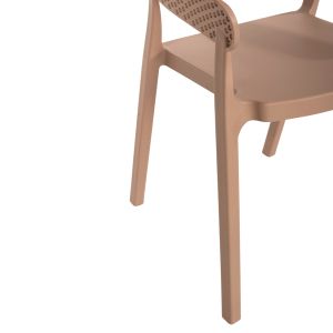 Кресло Polypropylene Perfoe Hm5941,03 капучино 53,5x50,5x73cm
