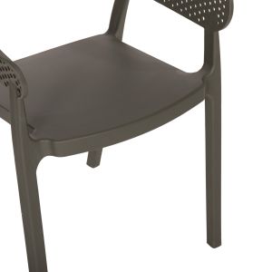 Кресло Polypropylene Perfoe Hm5941,07 тъмно зелено 53,5x50,5x73cm