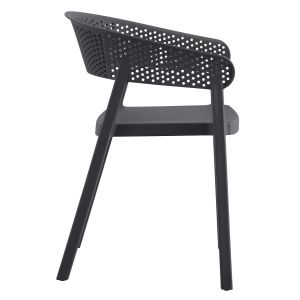 Кресло Polypropylene Perfoe Hm5941,10 сив 53,5x50,5x73cm