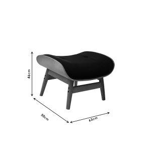 Кресло Relax Mirto от масивно дърво и бежова текстилна дамаска 80x80x96,5cm