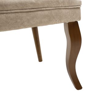 Samara armchair with beige textile upholstery 67x62x78cm