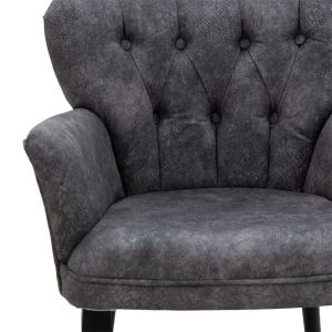 Кресло Samara с бежова текстилна дамаска 67x62x78cm