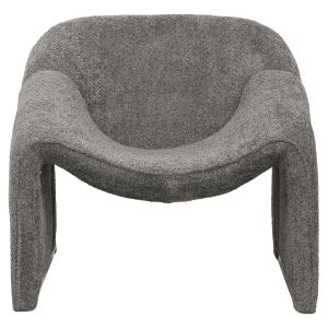 Кресло Spiner сиво букле 81x64x74hcм Hm9599,01