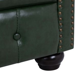Кресло T, Chesterfield Polina кипърско зелено Hm3011,08