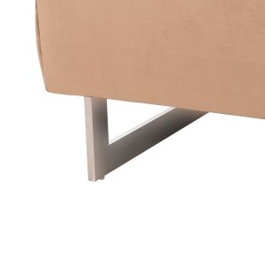 Armchair T,chesterfield Mobar Hm3261,03 beige plush with metal legs 99x86,5x77hcm