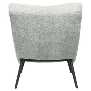 Vienna Swing Chair Brym Hm9605,05 Boucle pistachio color-with black wooden legs 97x80x100hcm