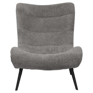 Vienna Swing Chair Brym Hm9605,11 grey boucle-with black wooden legs 97x80x100hcm