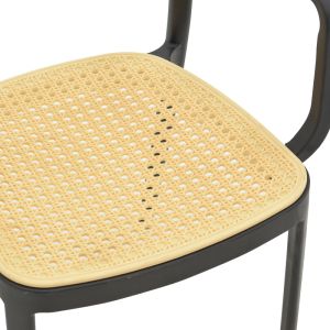 Armchair Westley polypropylene 58x47x81cm