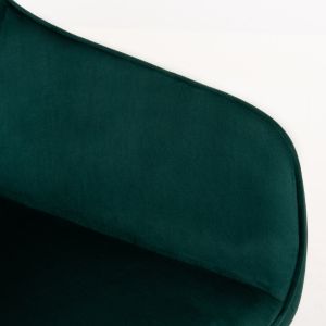 Armchair green velvet and metal legs Latrell Hm8582,03 55x57x84cm