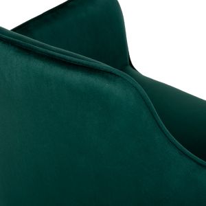 Armchair green velvet and metal legs Latrell Hm8582,03 55x57x84cm