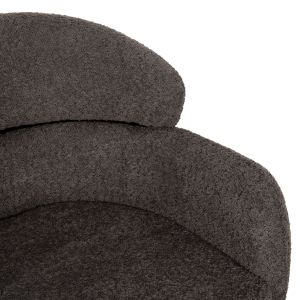 Armchair gray boucle with metal legs Wolf Hm8583,01 58x58x80cm