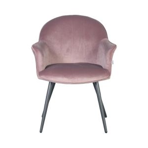 Armchair textile color ash rose dimensions 65x65x83cm