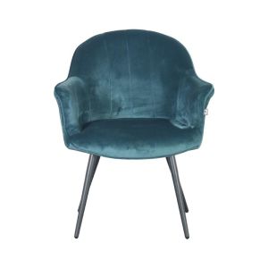 Armchair textile, petrol color, dimensions 65x65x83cm