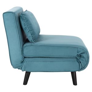 Кресло-легло Braxton Hm8425,25 кадифе в цвят мента 78x88x78hcm
