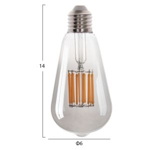 Bulb Led filament 12w E27 3000k color diamond gray Hm4189,03