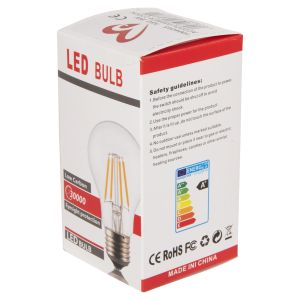 Крушка Led филамент 8w E27 3000k златна Dimmable Hm4045