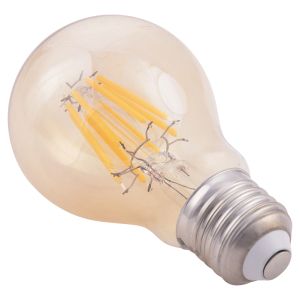 Крушка Led филамент 8w E27 3000k златна Dimmable Hm4045