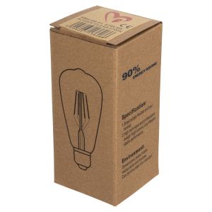 Bulb Led filament 8w E27 3000k transparent Dimmable Hm4188,01