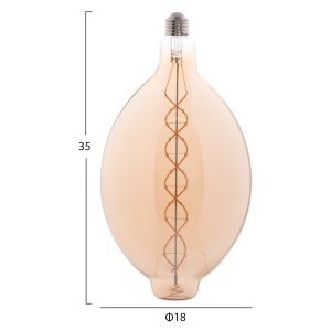 Led filament bulb 8w E27 3000k tea color Dimmable Hm4051,02