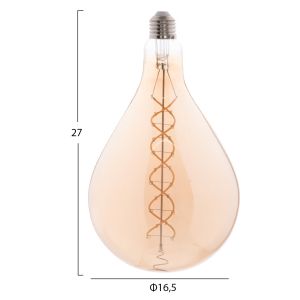 Led filament bulb 8w E27 3000k tea color Dimmable Hm4052,02