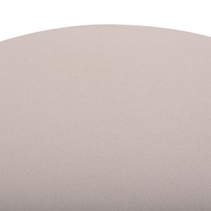 Round dining table Prilep Hm18159.02 fiber cement in white and rattan - Φ60x76.5hcm.
