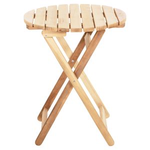 Round table Limnos, beech, impregnated Hm5653,02 D60x76cm