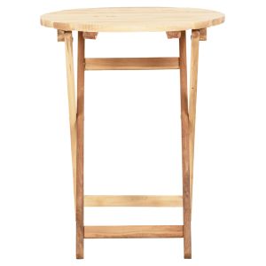 Round table Limnos, beech, impregnated Hm5653,02 D60x76cm