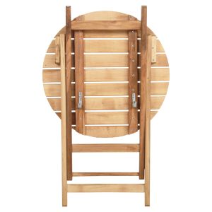 Round table Limnos, beech, impregnated Hm5653,02 D60x76cm