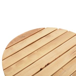 Round table Limnos, beech, impregnated Hm5653,02 D60x76cm