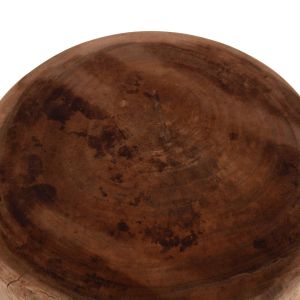 Кръгла маса- табуретка Febryn Hm18233.11 масивно дърво Suar в естествен цвят Φ35x45всм.