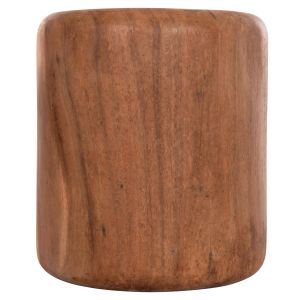 Кръгла маса-табуретка Tobi Hm9791.11 масивно дърво Suar - естествен цвят Φ39x42hсм.