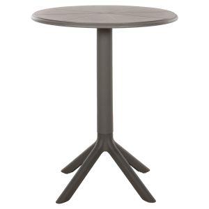 Кръгла полипропиленова маса Terrin маслиново зелено D60x75hcm Hm6124