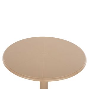 Кръгла полипропиленова маса терин капучино D61x77hcm Hm6124