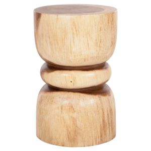 Кръгла помощна маса Bello Naturally Hm9900 суар масив в естествен цвят D29x45hcm