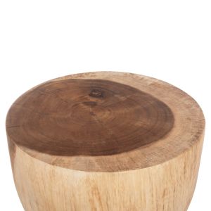 Кръгла помощна маса Bello Naturally Hm9900 суар масив в естествен цвят D29x45hcm