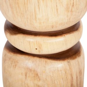 Кръгла помощна маса Bello Naturally Hm9900 суар масив в естествен цвят D29x45hcm